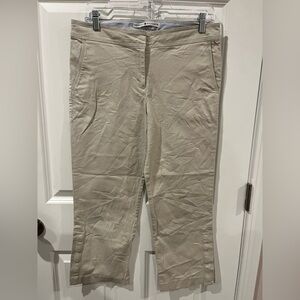 Tommy Hilfiger Tan Stretch Capris Size 8